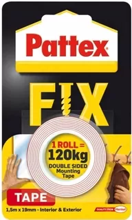 Pattex obojstranná páska 19 mm x 1,5 m
